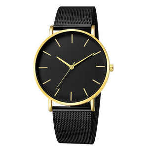 Montre Femme Modern Black Quartz Watch (50% OFF) - tamafox