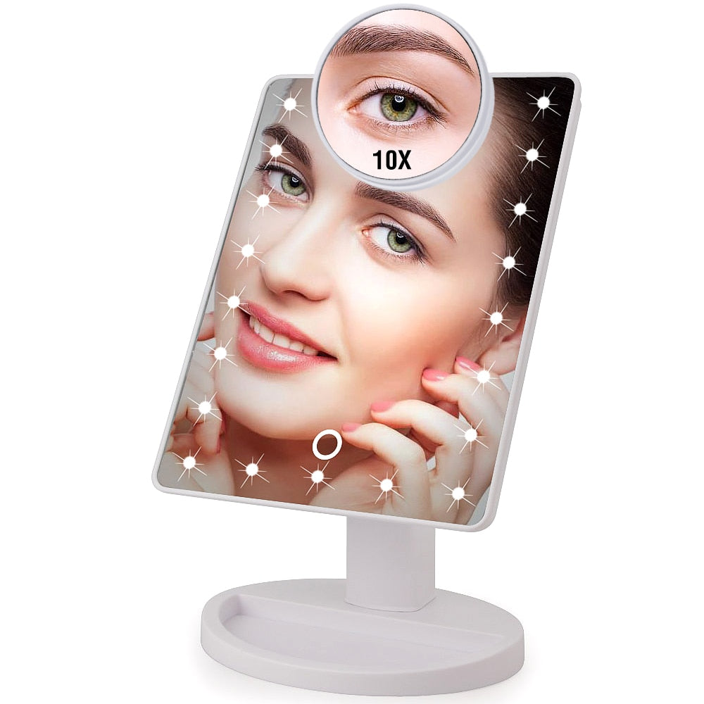 LED Lights Makeup Mirror - tamafox